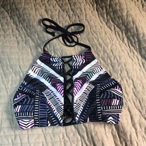 PINK bathing suit top